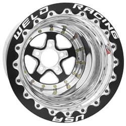 ALUMASTAR 15"x8"5x4.75"BC 3"BS M/T SBL BLACK CENTRE WELD WE88B508276F