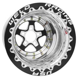 ALUMASTAR 15x10" BLACK SBL 5x4.50", 4.0" B/S, BLK M/T SBL WELD WE88B510208F