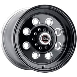 DRAGLITE WHEEL BLACK 15" x 4" 5x4.5/4.75" B/C, 1.875" B/S WELD / 90B-54342