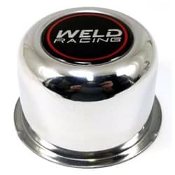 REPLACEMENT POLISHED 2" CENTRE CAP SUIT 5 STUD WELD WHEELS WELD - 605-5073