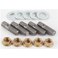 SPINDLE MOUNT BRAKE ROTOR STUD KIT 5x 3/8" STUD NUTS & WASHER WELD - P613-0069