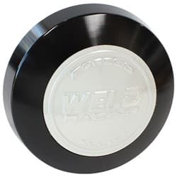 WELD 17x4.5 BLACK CENTRE CAP LUG MOUNT W/O-RING PUSH IN WELD - P613-5157B