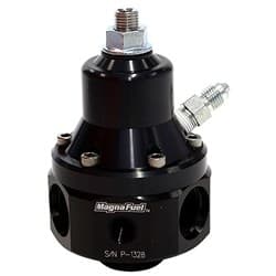 4 PORT FUEL REGULATOR BLACK REG EFI  2000HP 35-85PSI TURB MAGNAFUEL /  MP-9940-B-BLK