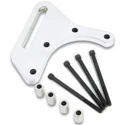 6-71 SBC IDLER PULLEY BRACKET 1/2" PITCH. POLISHED. SBC WEIAND - 7065P