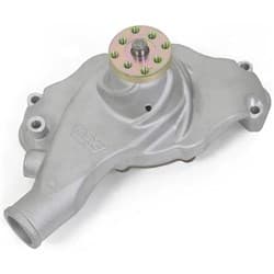 BBC ACTION+ WATER PUMP - SATIN BBC SHORT STYLE 5/8 SHAFT WEIAND - 9212