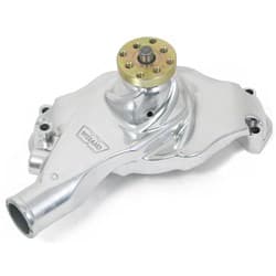 BB CHEV ALLOY SHORT WATER PUMP POLISHED WEIAND - 9212P