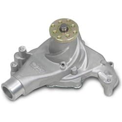 ACTION PLUS WATER PUMP - SATIN SBC CHEV LONG STYLE 5/8 SHAFT WEIAND - 9240