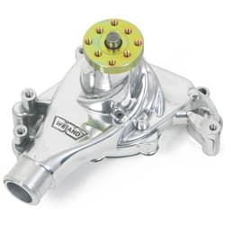 SB CHEV ALLOY LONG WATER PUMP POLISHED WEIAND - 9240P