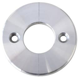 SPLIT ROUND HOLE BILLET BRAKE &CLUTCH TRIM 15/16" HOLE WSW - B01S