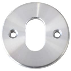 SOLID OVAL HOLE BILLET BRAKE&CLUTCH TRIM 5/8 X1-1/8 WSW - B02
