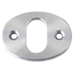 SPLIT OVAL BODY & HOLE BILLET BRAKE &CLUTCH TRIM 5/8X 1-1/8" WSW - B02OVS