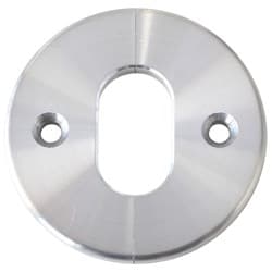 SPLIT OVAL HOLE BILLET BRAKE &CLUTCH TRIM 5/8X 1-1/8" WSW - B02S