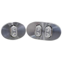 BILLET OVAL TRIPLE POWERWINDOW 3 WIRE ROCKER SWITCHES & BASES WSW - L39BOT