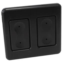 BILLET INFINITY DUAL POWER WINDOW SWITCH BLACK ALUM WSW - PW-5DIR