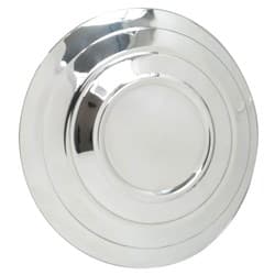 1932-35 STREETROD WIRE CAP  EA STAINLESS STEEL - PLAIN- WHEELVINT - 2000-P
