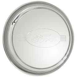1942 FORD HUBCAP  EA STAINLESS - SUIT SOLID/GENNIE WHEELVINT - 2009