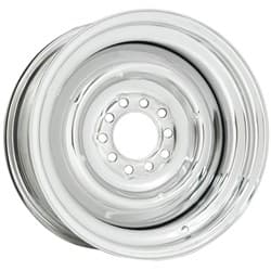 15X6 SOLID (CHROME) 5X4.5/5X4.75 BC FULL CHROME WHEELVINT - 21-561204