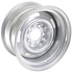 15X8 CORVETTE RALLYE SILVER 5X4.75 BC 4 BS SUIT HQ/GM WHEELVINT - 30-583404