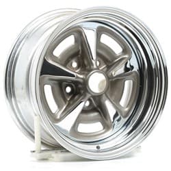 15X8 CHROME PONTIAC RALLYE 11 5X4.75 BC 4.5 BS SUIT HQ WHEELVINT - 60-5834042-C