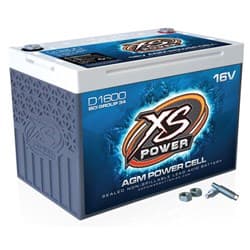 XS POWER BATTERY D1600 16V AGM CELL, 2400 MAX AMPS / 775CA XS POWER  - D1600