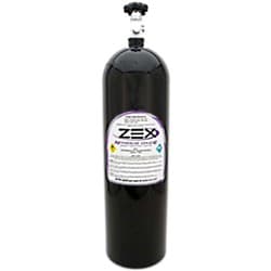 ZEX 15LB NITROUS BOTTLE, BLACK INCL VALVE & -4AN FITTING ZEX / 82243B