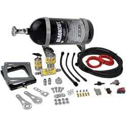 ZEX 4500 NITROUS KIT 100-450HP PERIMITER CARB PLATE, BLACK ZEX / 82312B