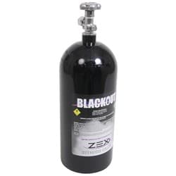 ZEX 10LB NITROUS BOTTLE, BLACK INCL VALVE & -4AN FITTING ZEX / 82340B