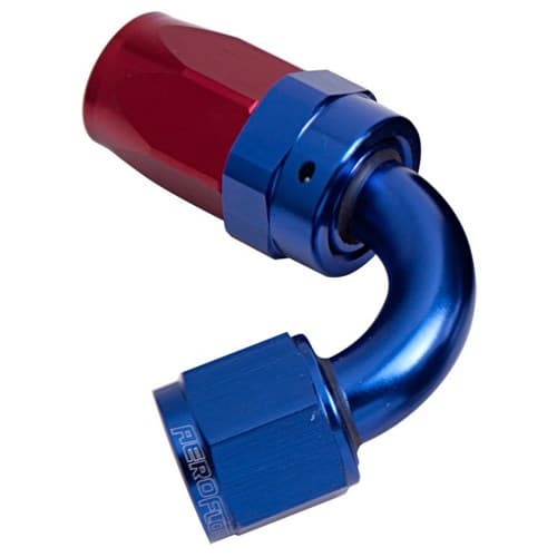 -6AN Taper Series 120 Degree Hose End Blue