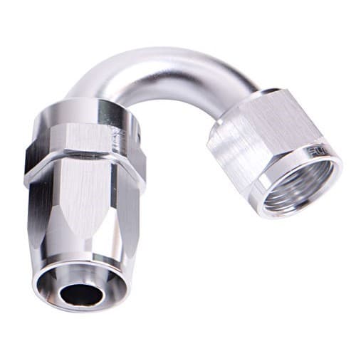 -10AN Taper Series 150 Degree Hose End Silver