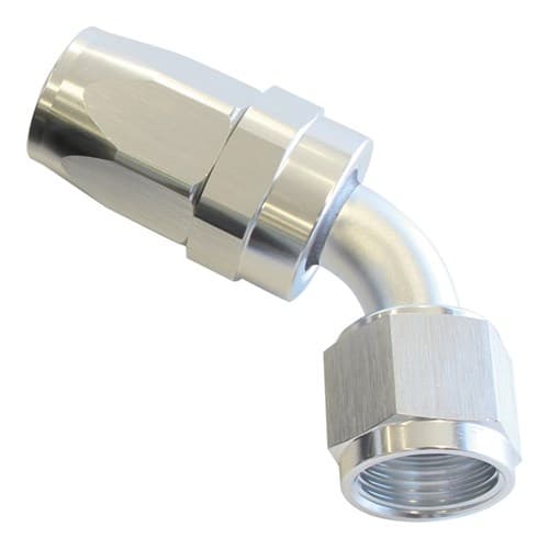 -12AN Taper Series 60 Degree Hose End Silver