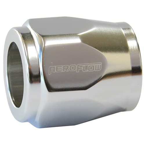 Hex Hose Finisher 44.5mm ID Silver 1-3/4" ID Clamp