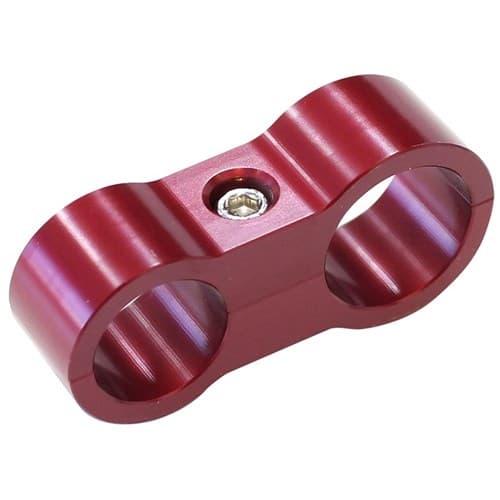 Stepped Billet Dual Hose Separators -6 & -8 Braid (AF156-09-10R)