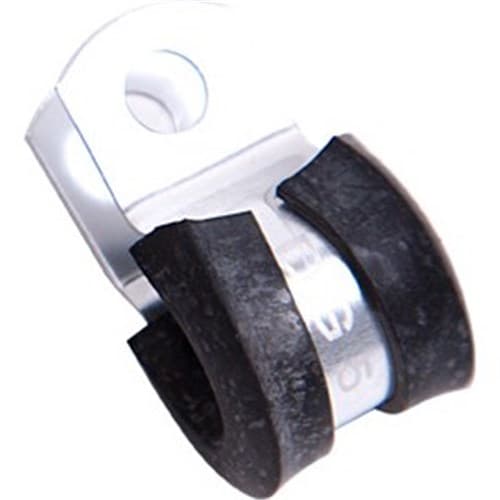 Cushioned P Clamps -12AN 5PK Silver 19mm ID or 3/4" ID