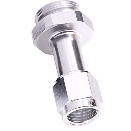 -8AN Female to Holley 4150 Silver Swivel Nut (Pair)