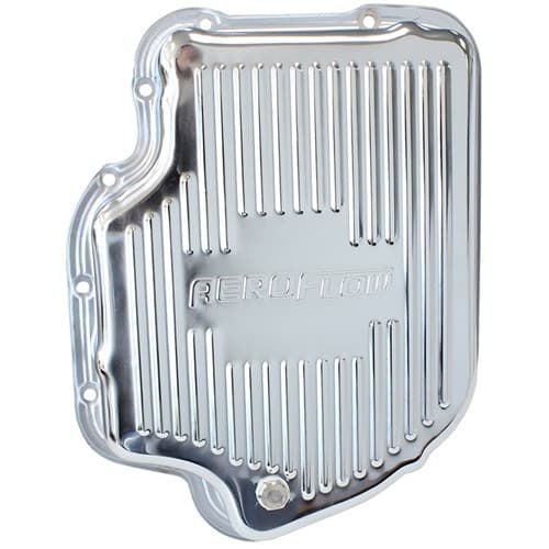TH400 Deep Transmission Pan Chrome W/ Drain Plug 3" Deep