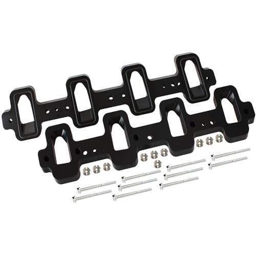 GM LS Intake Adapters Rectanglto Cathedral Head, Lsa Charger
