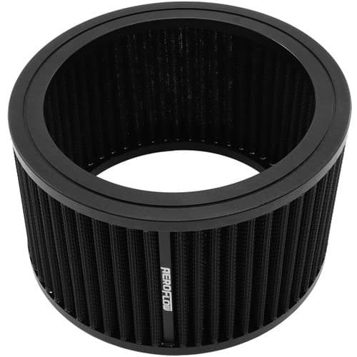 Round Air Filter 7" x 4" Washable Cotton Element Aeroflow - Af 2041-3404