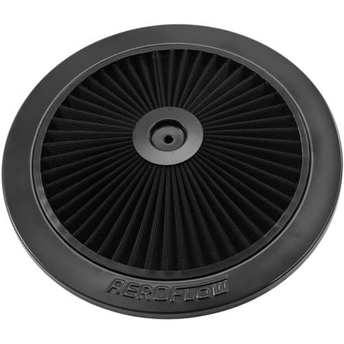 11" Black Full Flow Top Plate Black Cotton Hi Flow & Filtrat Aeroflow - Af 2251-1101