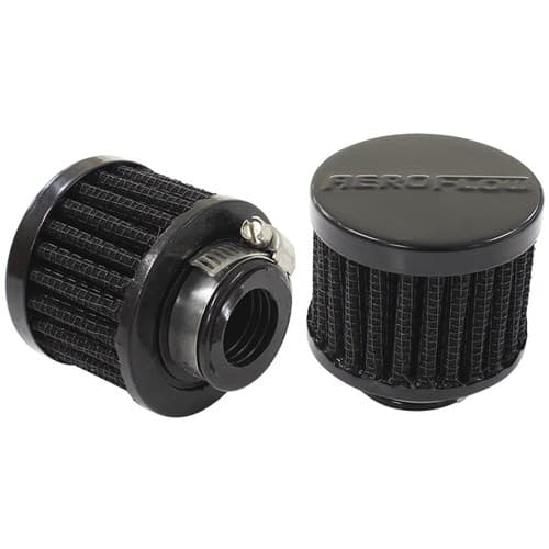 3/4" Univ Clamp on Filter 2" O.D,1-1/2" H,BLACK Top