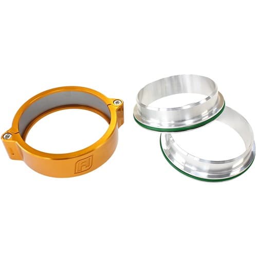 4.0" Billet Intercooler Clampsstainless Steel Gold Clamp