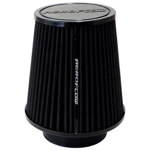 3-1/2 Clamp-On Tapered Filter 4.6-6.1 O.D, 6.1 High Black