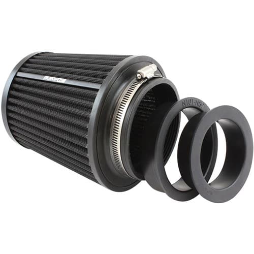 Universal Flange Clamp on Tapered Filter 6"/4.7" OD 5.5"HIGH Black - Af 2711-1001