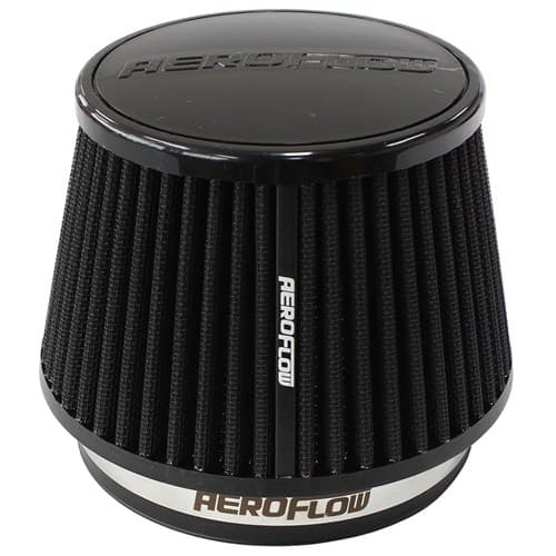 5" Clamp-On Tapered Filter 4.6-6.5 O.D, 4.15 High Black