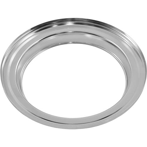 7" Air Cleaner Base Only 5-1/8 Flat Base Chrome Aeroflow - Af 2851-0700
