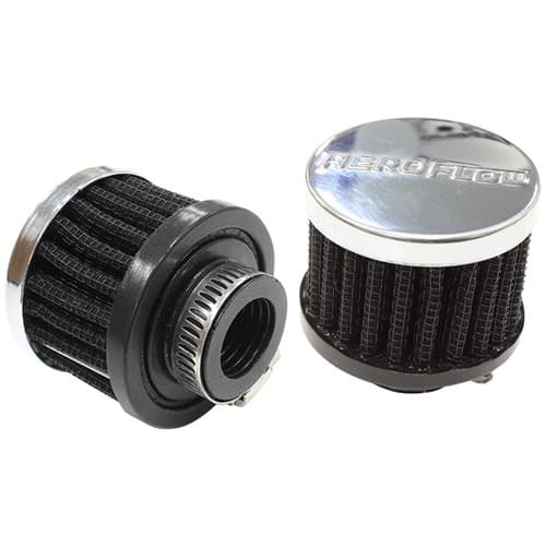 3/4" Univ Clamp on Filter 2" O.D,1-1/2" H,CHROME Top
