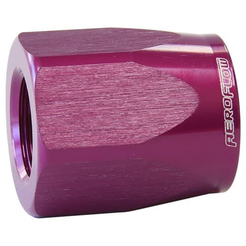 Hose End Socket Alloy -20AN Purple Suit Braided Hose
