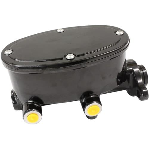 Brake Tandem Master Cylinder 1" Bore Cast Alumin Black