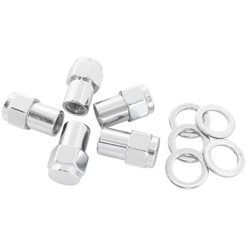 0.550 Shank Closed Nuts M14 x 1.50mm Chrome Wheel (5)