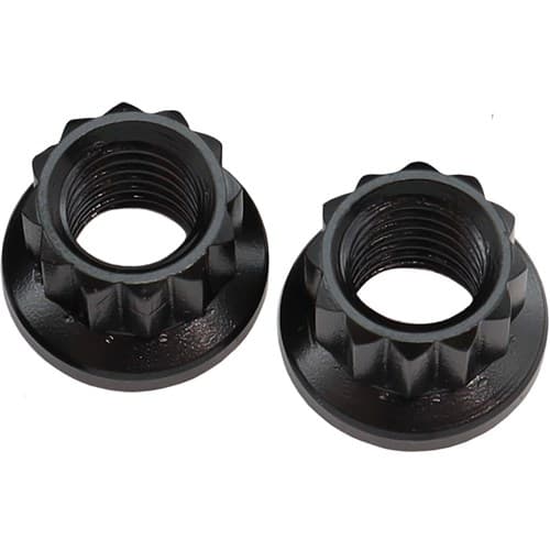 M10 x 1.50 Nut 17.8mm Head 12M 2 Pack M10x1.50 12 Point Head 8740 Aeroflow - Af 34-04-0010-
