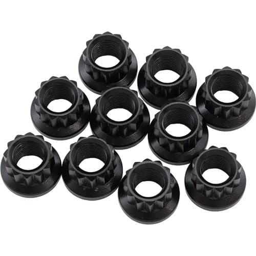 3/8" Unf Nut .700" Head 1/2" 10 Pack 3/8"-24 12 Point Head 8740 Aeroflow - Af 34-28-0011